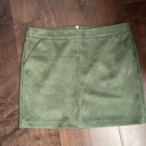 Vero moda mini suede skirt